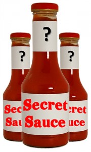 Secret Sauce Illustration