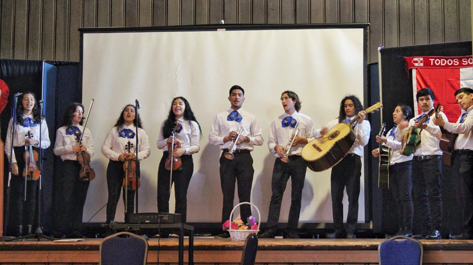 Mariachi Luz de Oro playing at Nuestrapalooza at UC Berkeley, 2018
