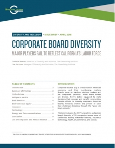 2017 Board Diversity Brief Cover