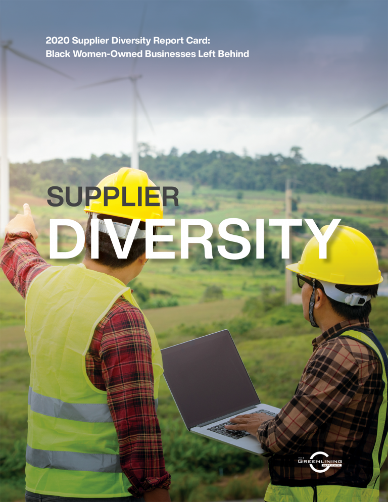 2020 Supplier Diversity Report Card The Greenlining Institute