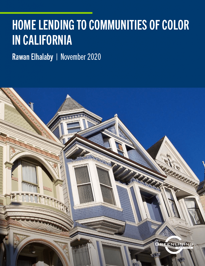 Home Lending to Communities of Color in California - The Greenlining ...