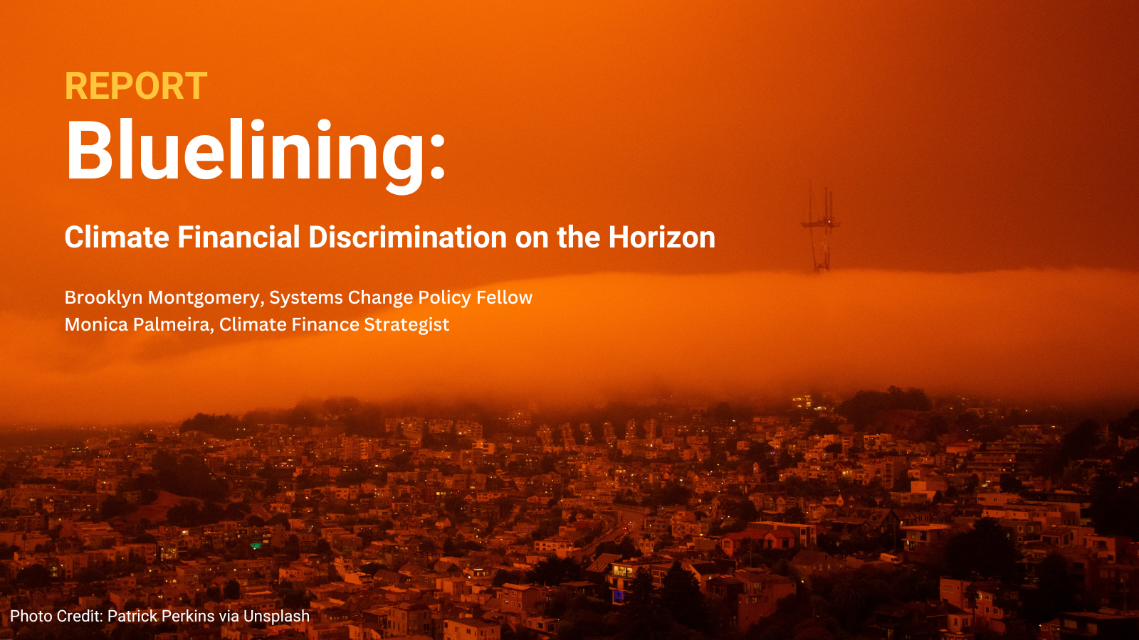 Bluelining: Climate Financial Discrimination on the Horizon
