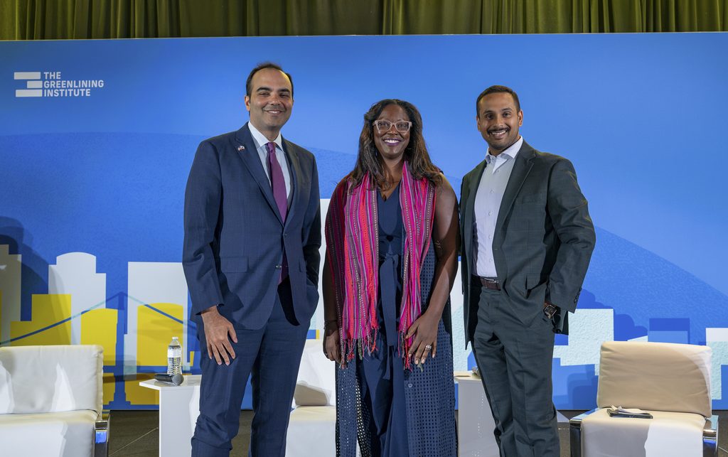 Greenlining’s VPP Kirin Kumar moderated a plenary with Dr. Jalonne White-Newsome and Secretary Rohit Chopra.